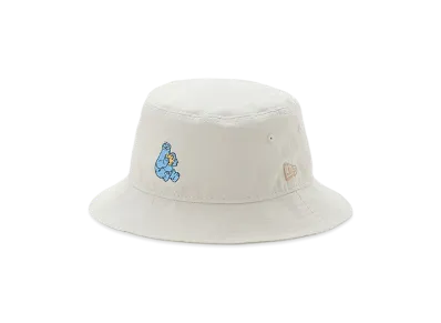NEW ERA x SESAME STREET MARKET Collaboration Character Bucket Hat "Light Beige"