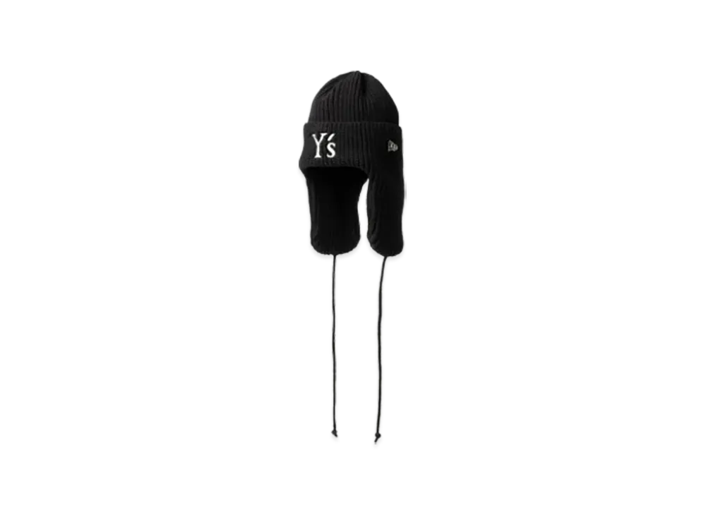 NEW ERA x Y's FW25 Knit Trapper "Black/Gray"