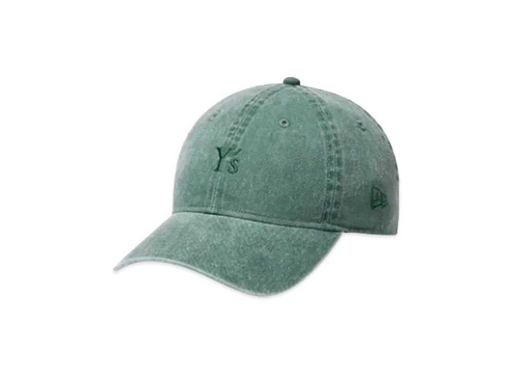 NEW ERA x Y's FW25 9Twenty Acid Wash "Dark Green"