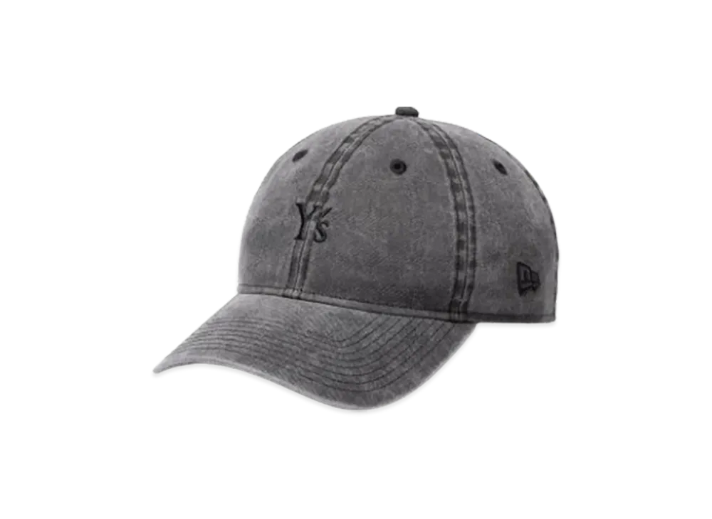 NEW ERA x Y's FW25 9Twenty Acid Wash "Black"