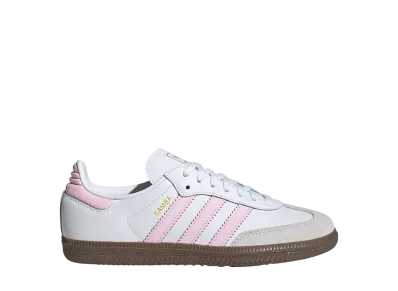 adidas GS Samba OG "Cloud White/Clear Pink/Gum"