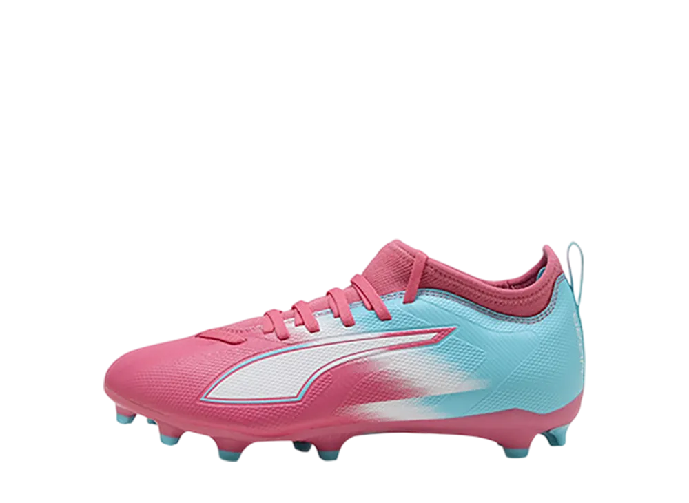 プーマ GS ウルトラ6 マッチ リチャージ FG/AG "ヒーローブルー/サンセットピンク/ガーネットローズ" (キッズ)