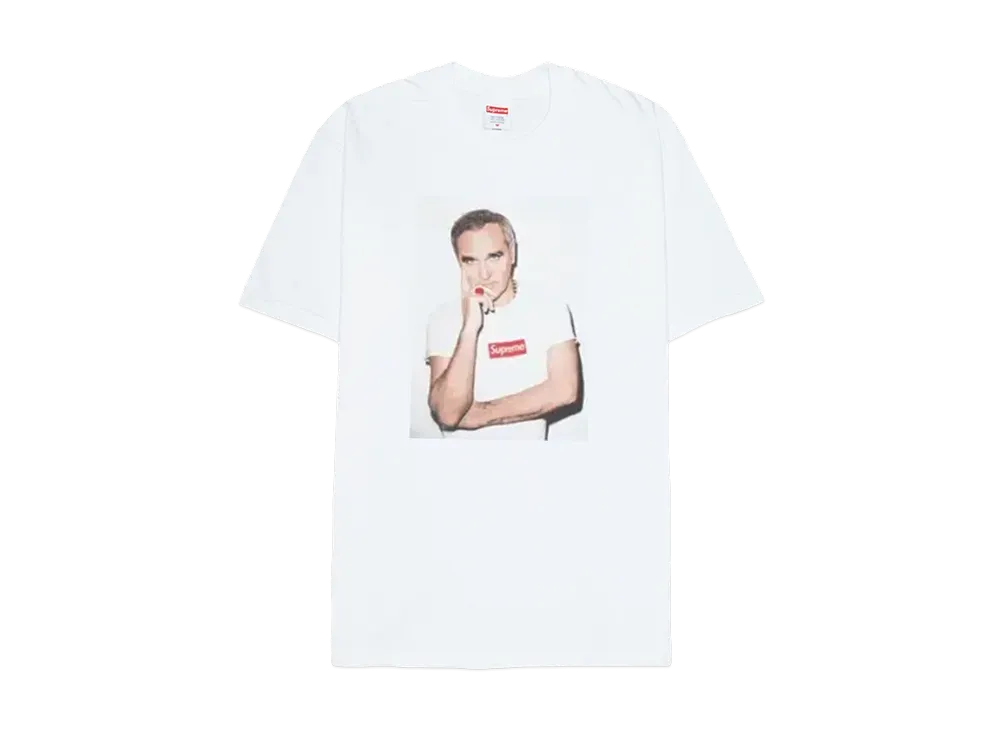 シュプリーム モリッシー Tシャツ "ホワイト"