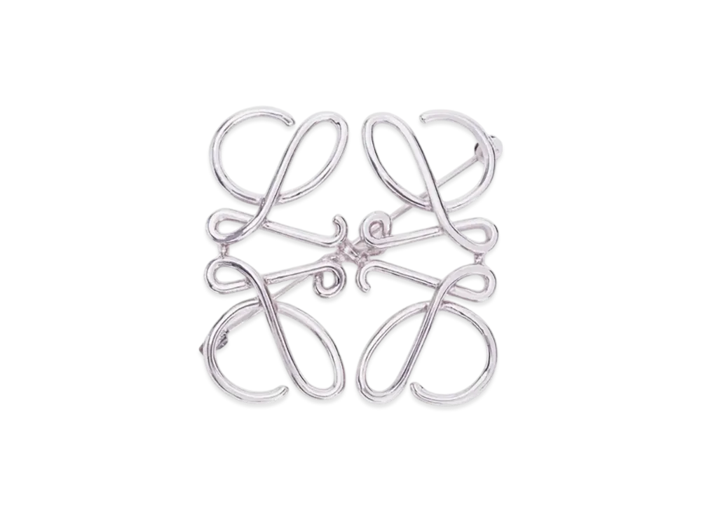 LOEWE Anagram Brooch "Palladium"