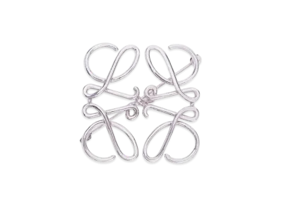 LOEWE Anagram Brooch "Palladium"
