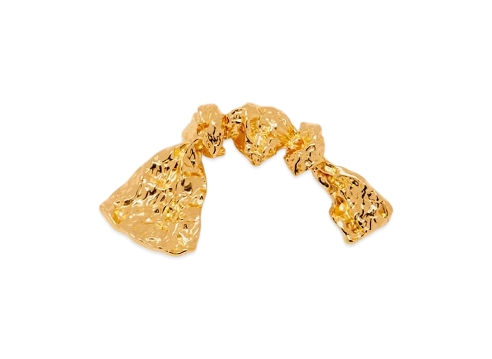 LOEWE Bow Tie Brooch "Gold"