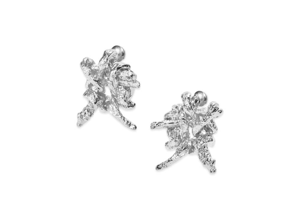 LOEWE Tarantella Earrings "Silver"