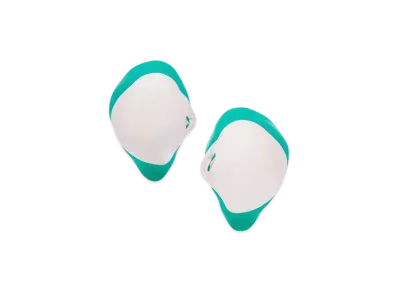 LOEWE Formed Drip Earrings "Silver/Turquoise"