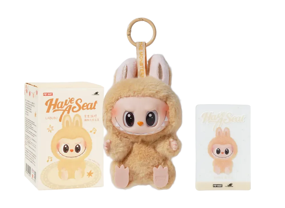 POP MART THE MONSTERS (LABUBU) Have a Seat Plush Series BABA