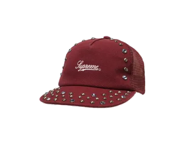 Supreme x B.B. Simon Studded Canvas 5-Panel "Burgundy"