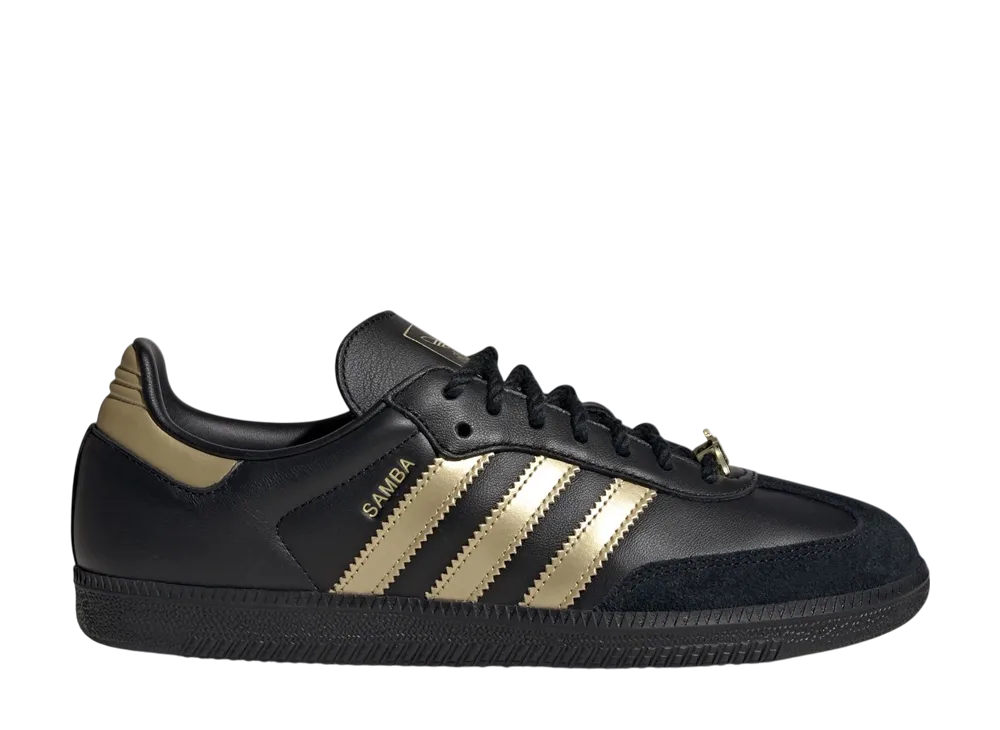 Dry Clean Only × adidas Samba OG "Core Black/Gold Metallic"