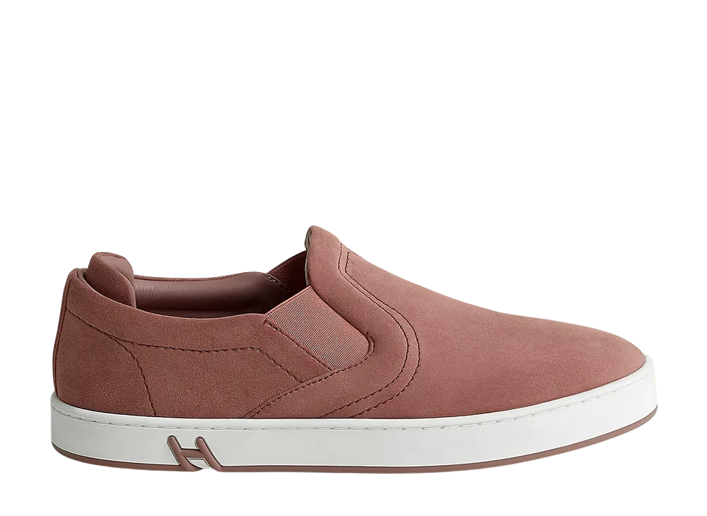 Hermes Women's Lucky Slip-On Sneaker "Rose Antique"