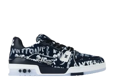 NIGO × Louis Vuitton LV Trainer Sneakers "Blue"