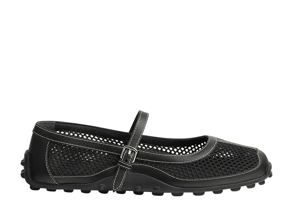 Hermes Women's Kichu Ballet Flat "Noir"