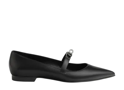 Hermes Women's Kelly Ballet Flat "Noir"