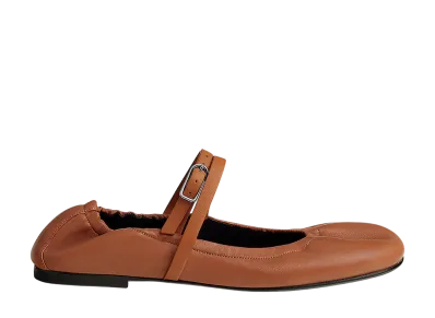 Hermes Women's Jolly Ballet Flat "Naturel"