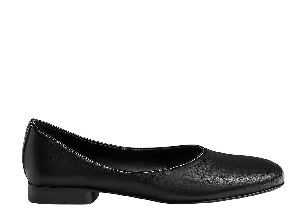 Hermes Women's Liz Ballet Flat "Noir"