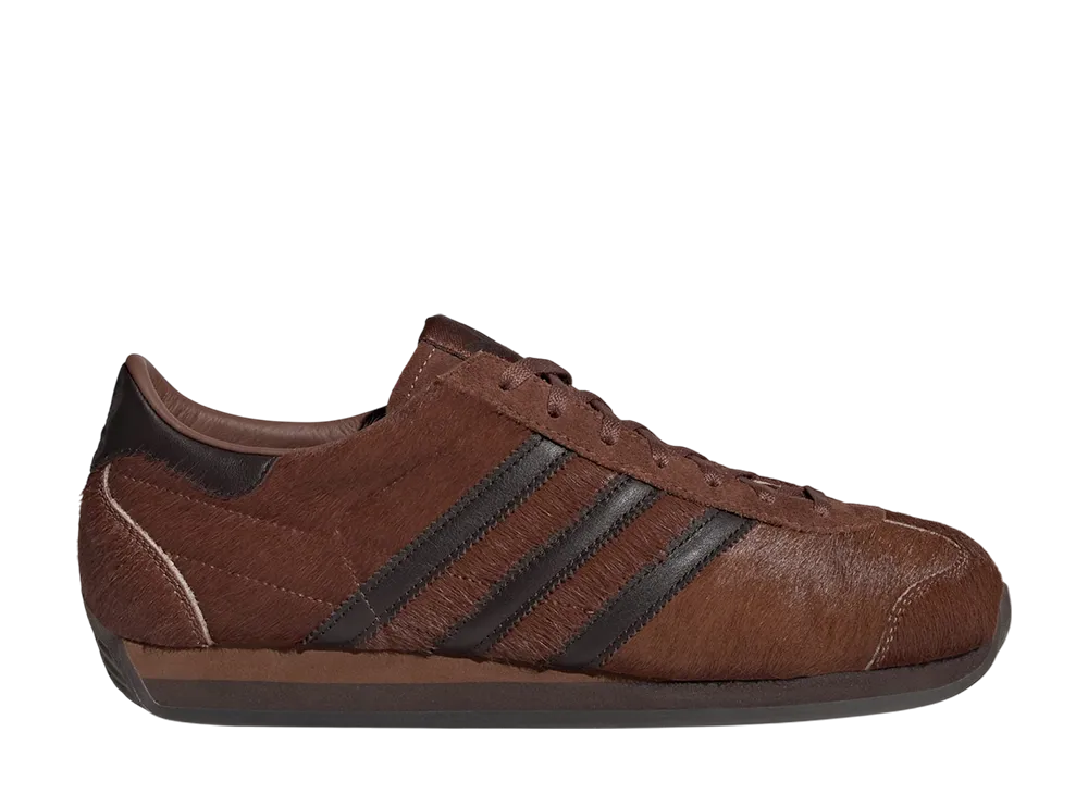 アディダスオリジナルス カントリー ジャパン "プリラブドブラウン/ダークブラウン/ゴールドメタリック"