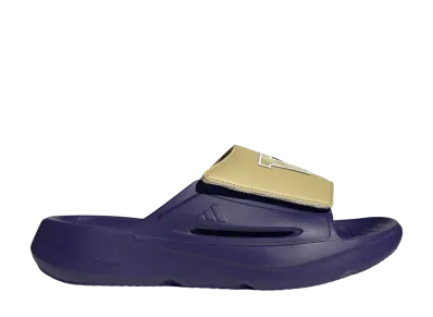 Washington Huskies × adidas Lightblaze Slide "Team College Purple/Cloud White/Team Sand"