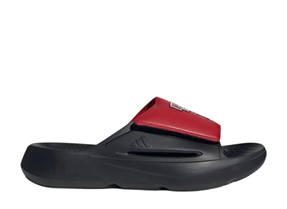 テキサステック レッドレイダース × アディダス ライトブレイズ スライド "コアブラック/クラウドホワイト/チームパワーレッド"