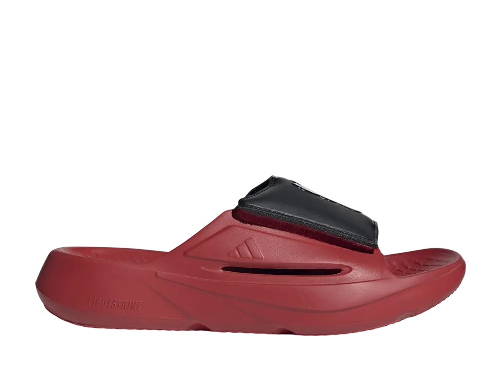 NC State Wolfpack × adidas Lightblaze Slide "Team Power Red/Cloud White/Core Black"