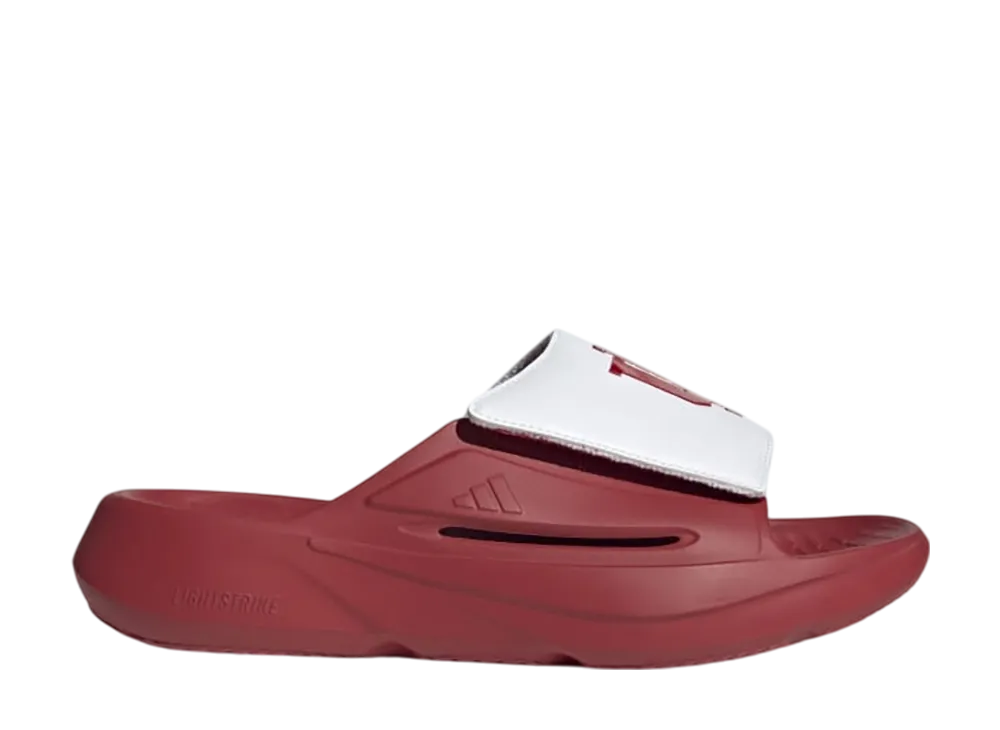 Indiana Hoosiers × adidas Lightblaze Slide "Team Victory Red/Cloud White"