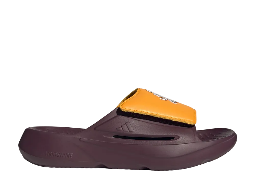 Arizona State Sun Devils × adidas Lightblaze Slide "Team Maroon/Team Colleg Gold"