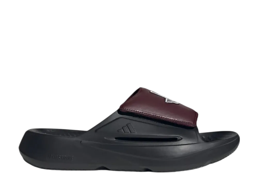 テキサスA&Mアギーズ × アディダス ライトブレイズ スライド "コアブラック/クラウドホワイト/チームマルーン2"