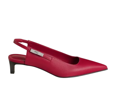 Hermes Women's Lover 80 Pump "Rose Framboise"