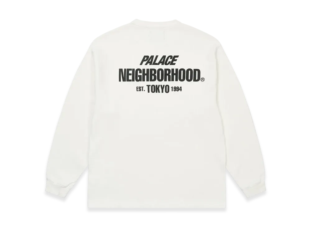 PALACE x NEIGHBORHOOD Waffle Jersey "White"