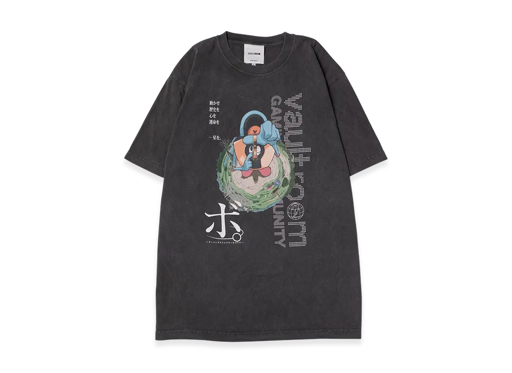 vaultroom チ。-地球の運動について- ORB TEE CHARCOAL Lサイズ