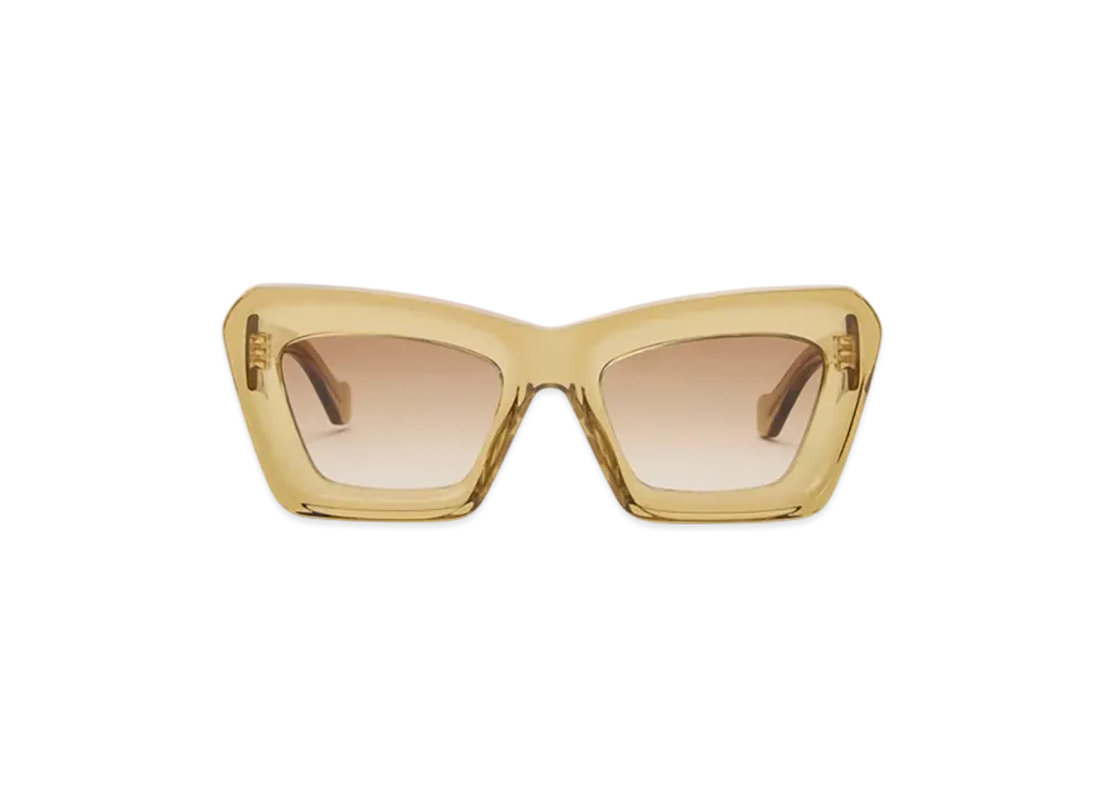 LOEWE Cat-Eye Sunglasses "Clear Olive"