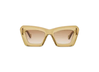 LOEWE Cat-Eye Sunglasses "Clear Olive"