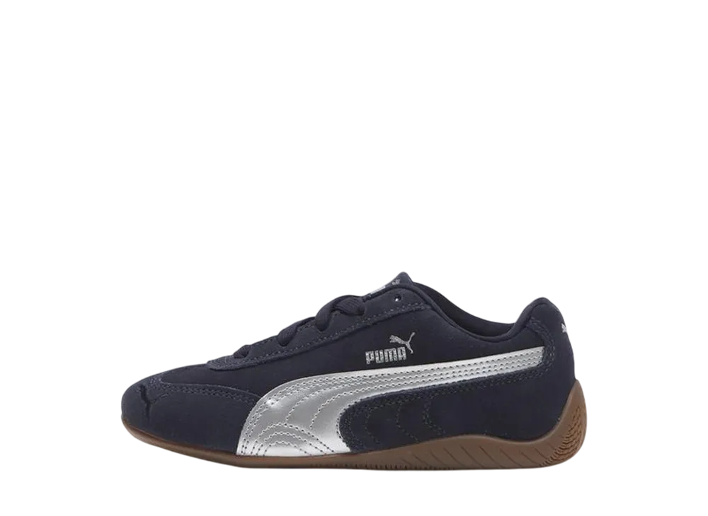 プーマ PS スピードキャット メタリック "ネイビー/シルバー" (キッズ)