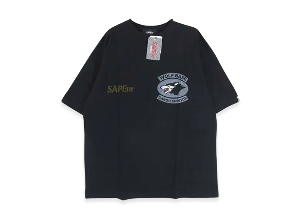 SAPEur Wolf Base Cargo Service Tee "Black"