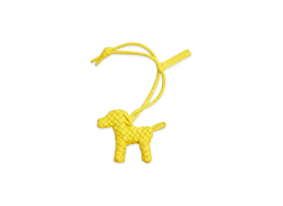 Bottega Veneta Dog Charm "Daffodil"