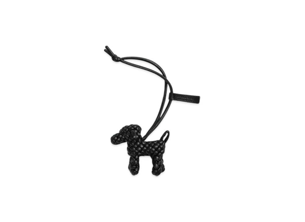 Bottega Veneta Dog Charm "Black"