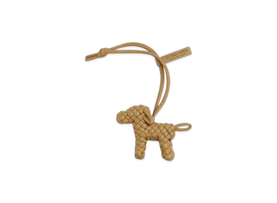 Bottega Veneta Dog Charm "Dark Praline"