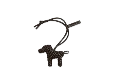 Bottega Veneta Dog Charm "Fondente"