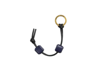 Bottega Veneta Cube Keyring "Black/Duke"