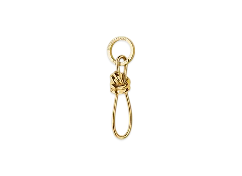 Bottega Veneta Andiamo Key Ring "Muse Brass"