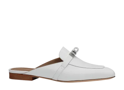 Hermes Women's Oz Mule "Blanc"