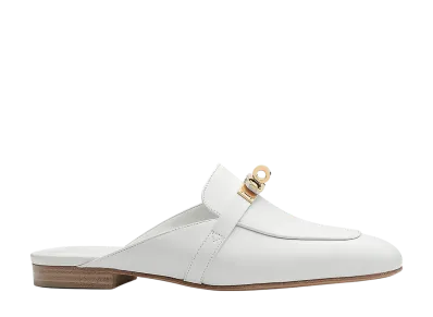 Hermes Women's Oz Mule "Blanc"