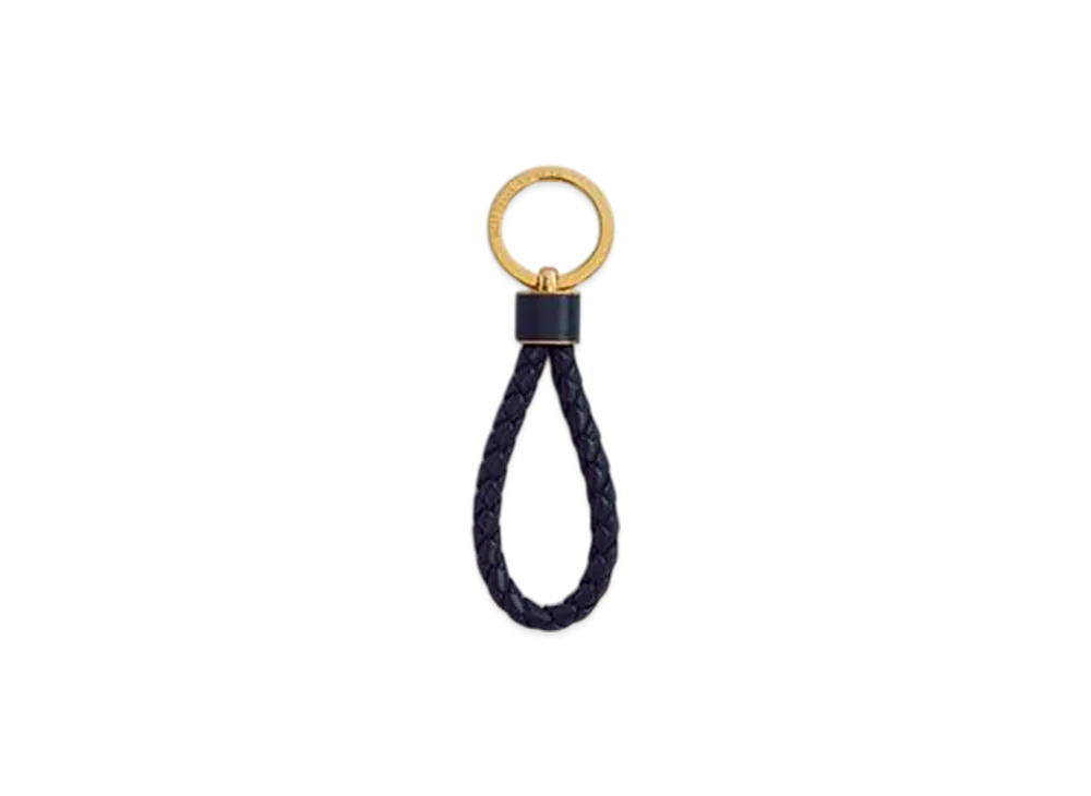 Bottega Veneta Intrecciato Key Ring "Space"