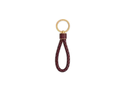 Bottega Veneta Intrecciato Key Ring "Barolo"