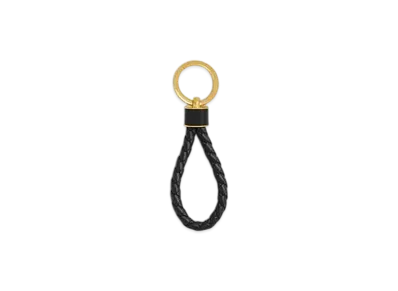 Bottega Veneta Intrecciato Key Ring "Black"