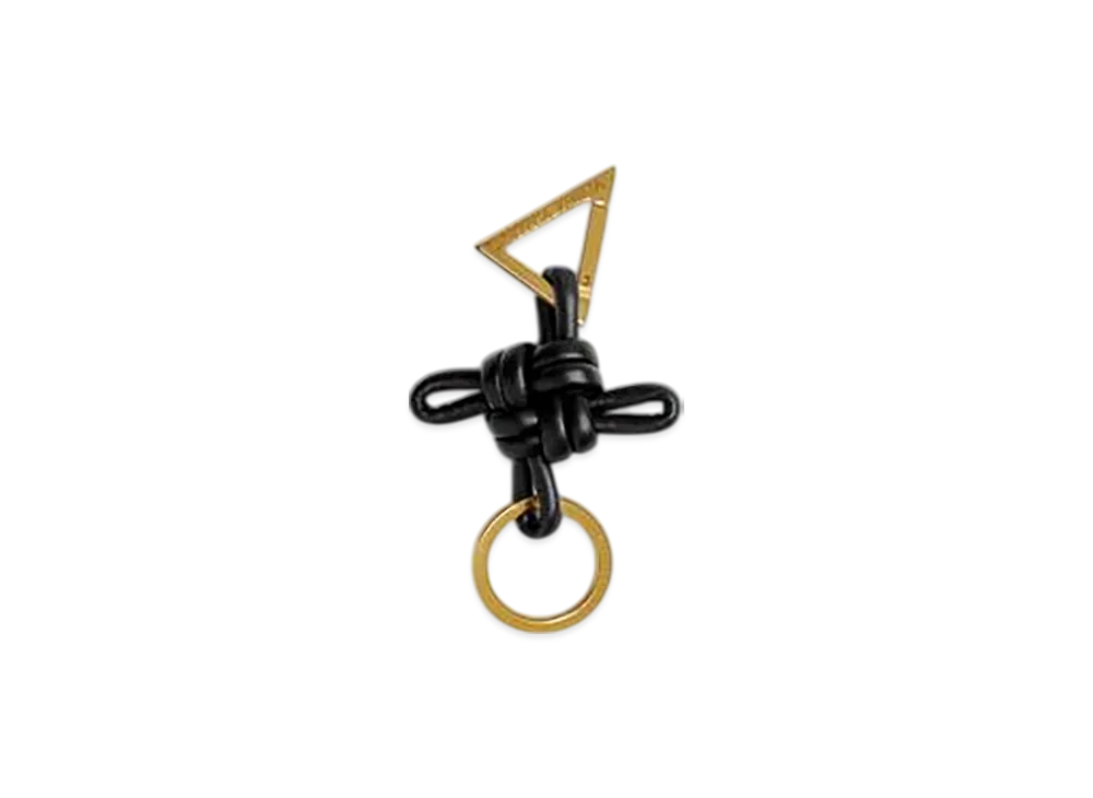 Bottega Veneta Double Knot Key Ring "Black"