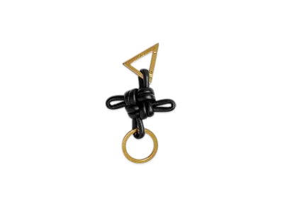 Bottega Veneta Double Knot Key Ring "Black"