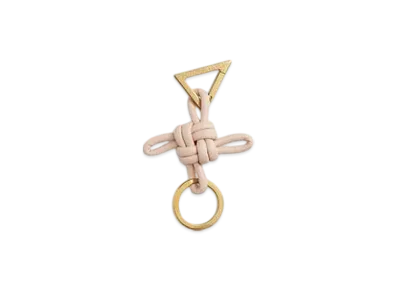 Bottega Veneta Double Knot Key Ring "Cameo"