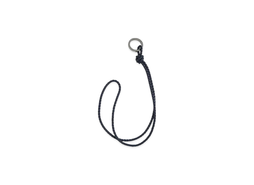 Bottega Veneta Intrecciato Long Key Ring "Space"